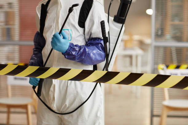 Professional Biohazard technician working in Coleman, FL